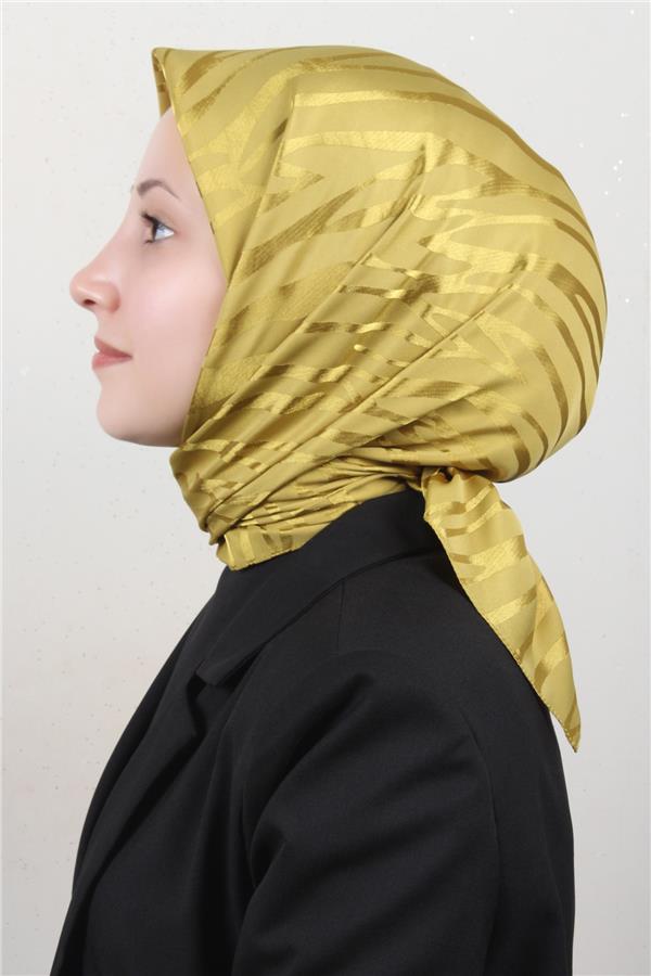 Golden Jakar Eşarp 4136-9 Yağ Yeşili
