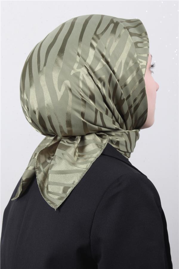 Golden Jakar Eşarp 4136-Haki