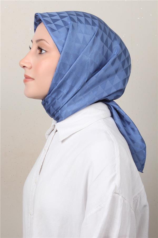 Golden Jakar Eşarp 4138-14 İndigo