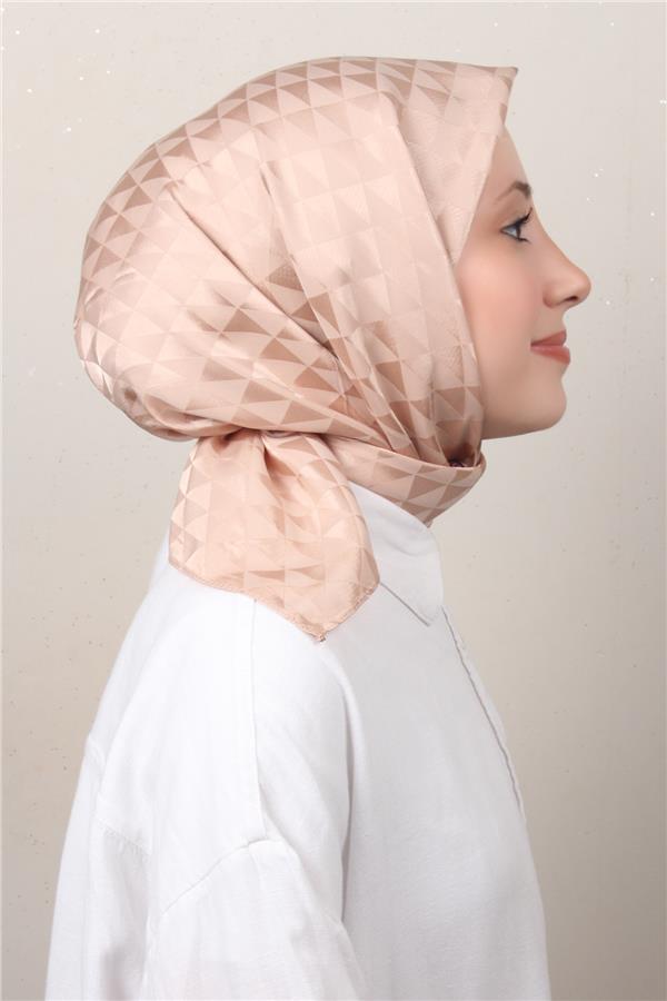 Golden Jakar Eşarp 4138-4 Pudra