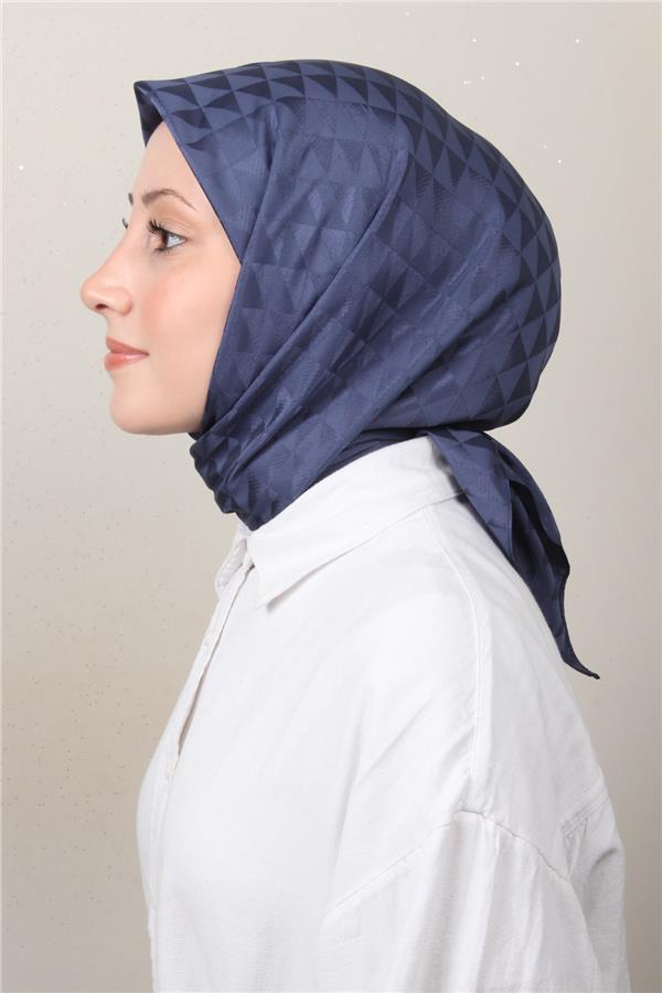 Golden Jakar Eşarp 4138-7 Kot Mavisi 