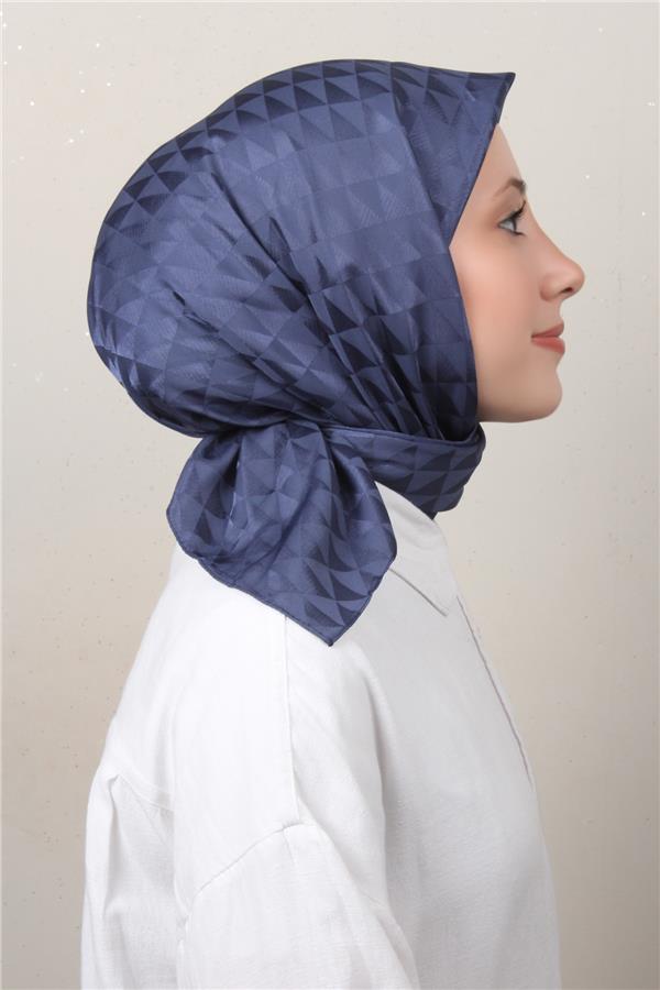 Golden Jakar Eşarp 4138-7 Kot Mavisi 