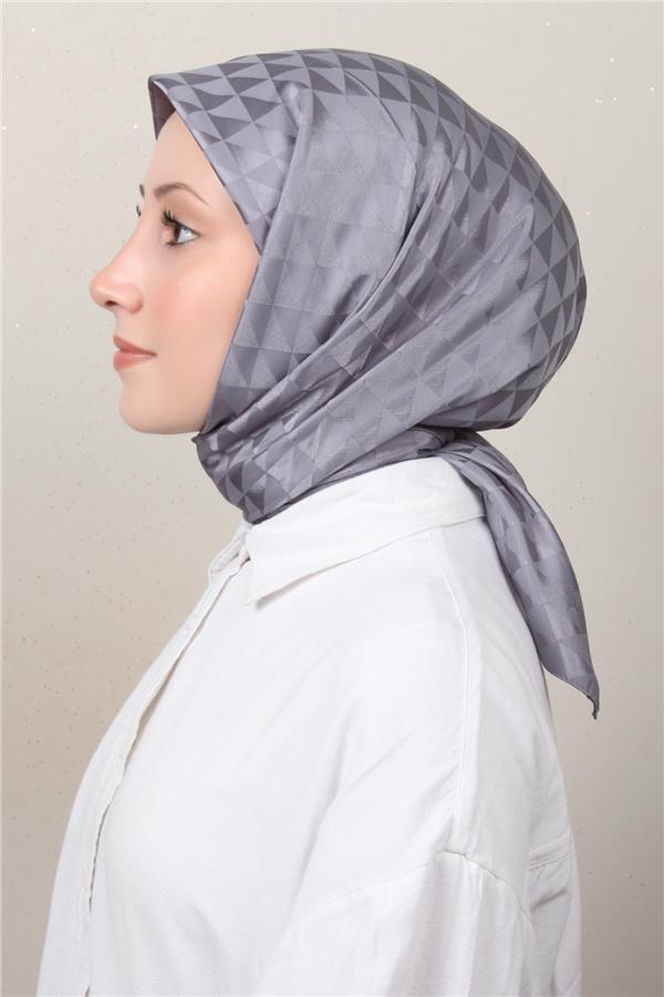 Golden Jakar Eşarp 4138-9 Kurşuni