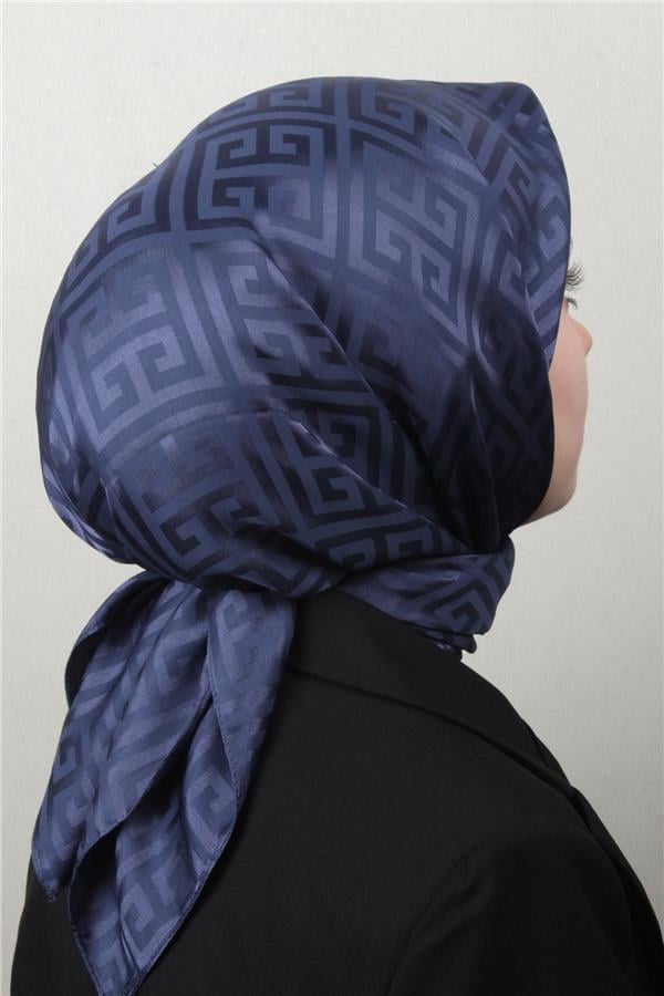 Golden Jakar Eşarp Grift Desen 4118-4 Metalik Laci
