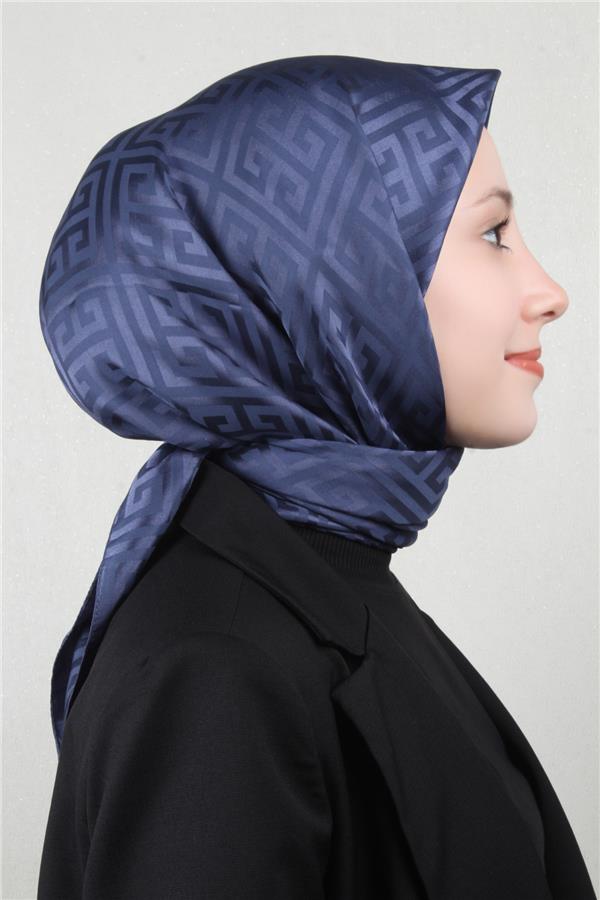 Golden Jakar Eşarp Grift Desen 4118-4 Metalik Laci