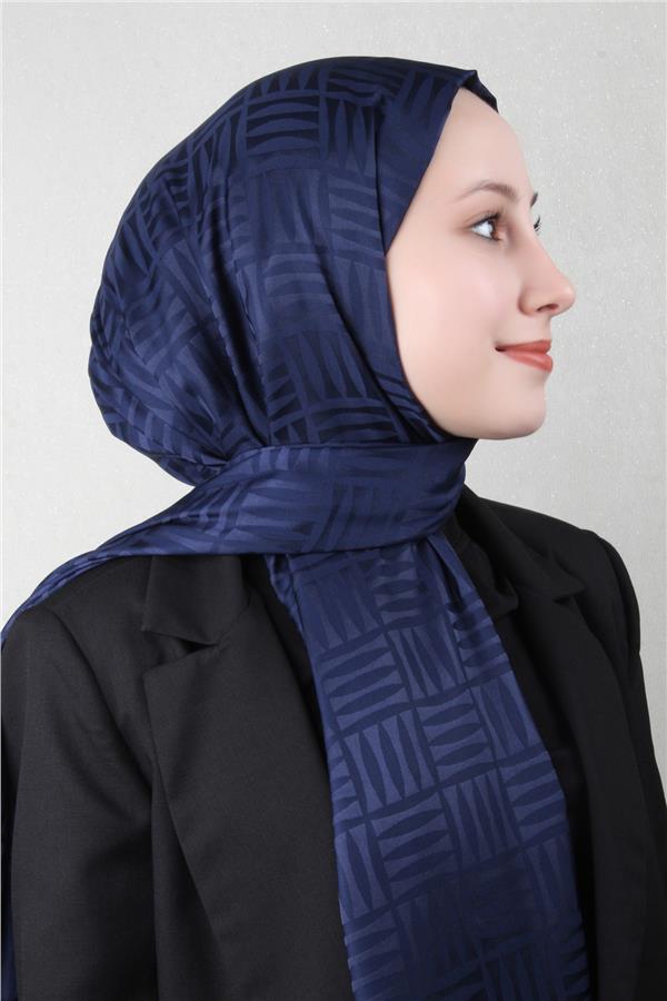 Golden Jakar Şal 4137-10 Lacivert
