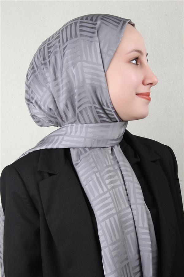 Golden Jakar Şal 4137-14 Gri