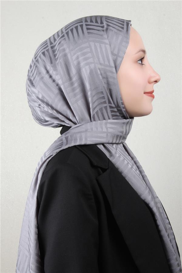 Golden Jakar Şal 4137-14 Gri