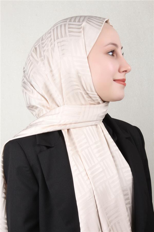 Golden Jakar Şal 4137-15 Kemik