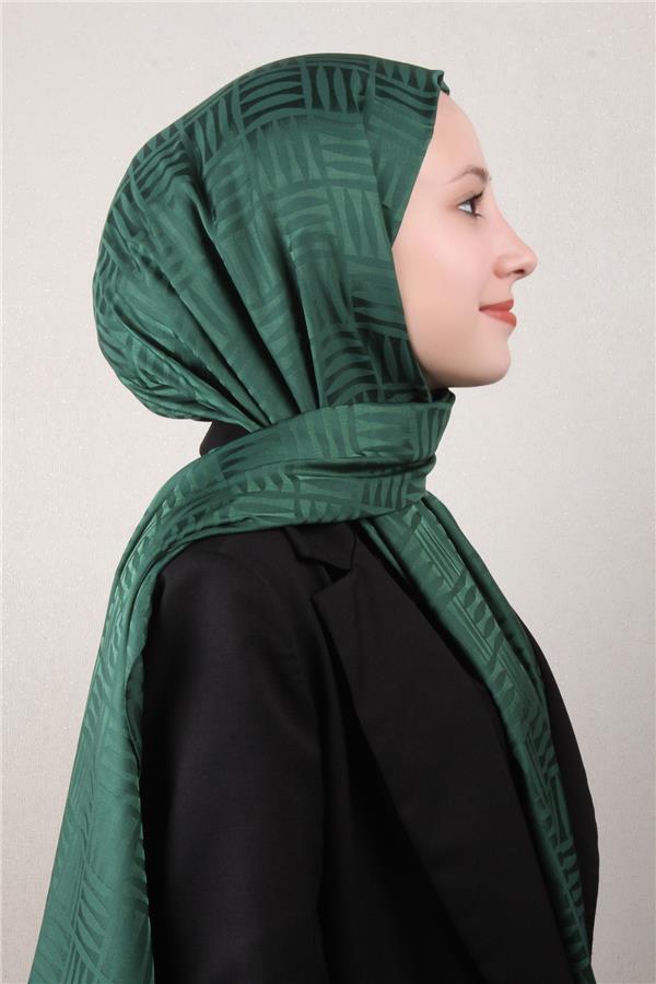 Golden Jakar Şal 4137-2 Zümrüt