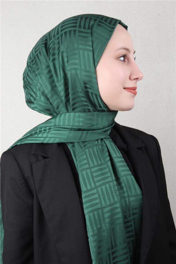 Golden Jakar Şal 4137-2 Zümrüt