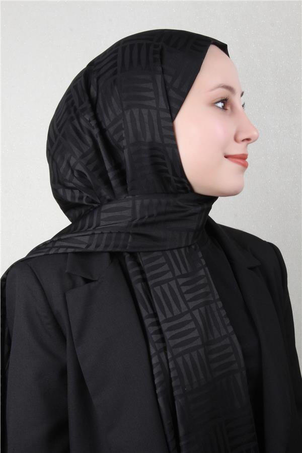 Golden Jakar Şal 4137-3 Siyah