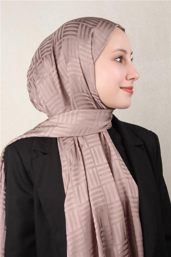Golden Jakar Şal 4137-4 Vizon