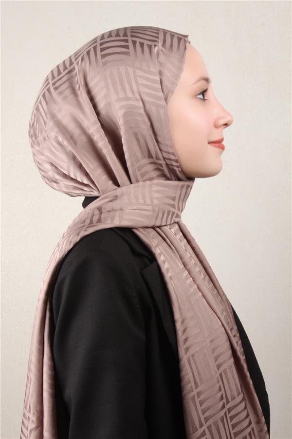 Golden Jakar Şal 4137-4 Vizon