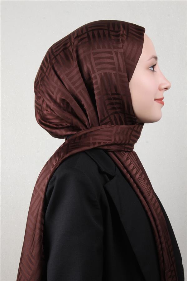 Golden Jakar Şal 4137-5 Acı Kahve