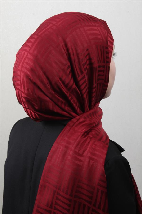 Golden Jakar Şal 4137-7 Bordo