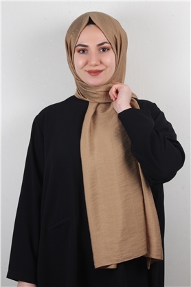 İnce Kareli Şal 2580-44 Bal Köpüğü