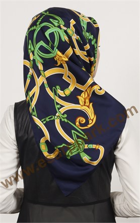 İndirimli İthal İpek Eşarp 1301-4