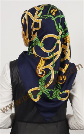 İndirimli İthal İpek Eşarp 1301-4