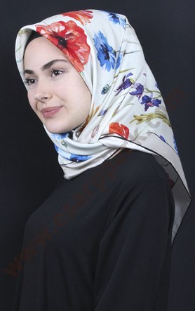 İndirimli İthal İpek Eşarp 1301-6