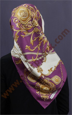 İndirimli İthal İpek Eşarp 13010-12