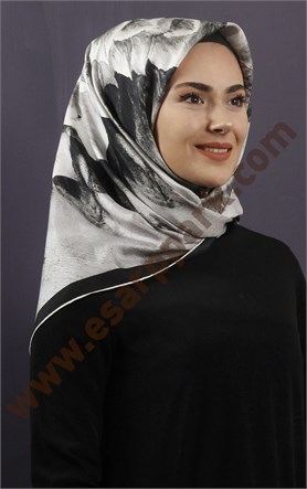 İndirimli İthal İpek Eşarp 13010-18