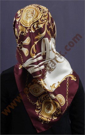 İndirimli İthal İpek Eşarp 13010-20