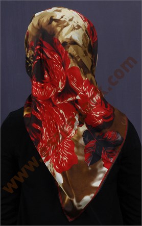 İndirimli İthal İpek Eşarp 13010-23