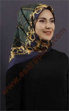İndirimli İthal İpek Eşarp 13010-24