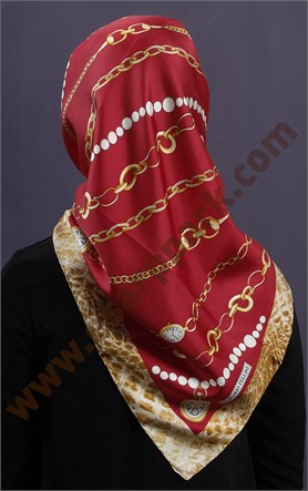İndirimli İthal İpek Eşarp 13010-25