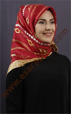 İndirimli İthal İpek Eşarp 13010-25