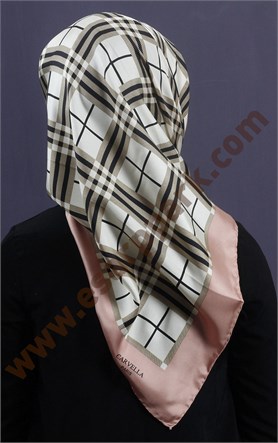 İndirimli İthal İpek Eşarp 13010-27
