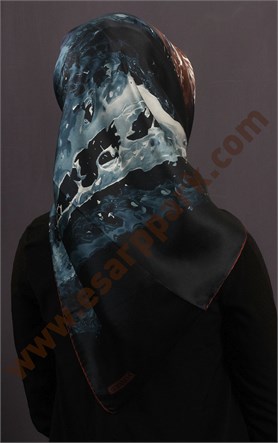 İndirimli İthal İpek Eşarp 13010-3
