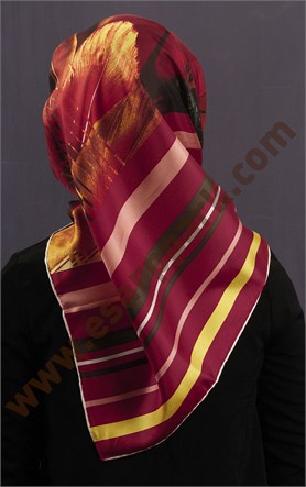 İndirimli İthal İpek Eşarp 13010-37