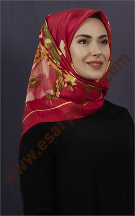 İndirimli İthal İpek Eşarp 13010-40