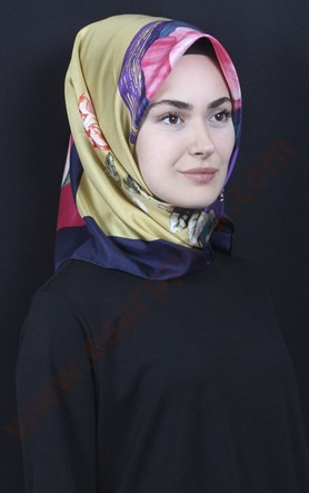 İndirimli İthal İpek Eşarp 13010-41
