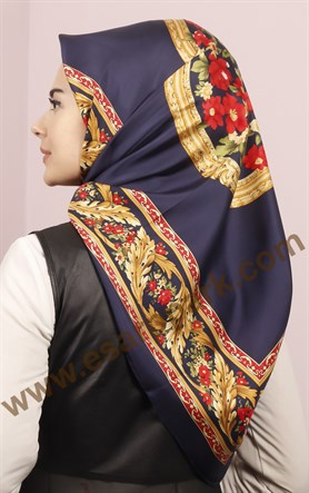 İndirimli İthal İpek Eşarp 13010-42