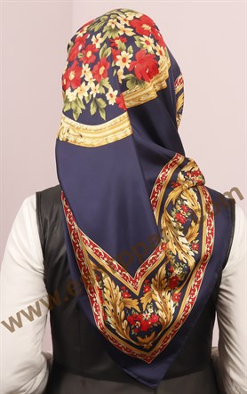 İndirimli İthal İpek Eşarp 13010-42