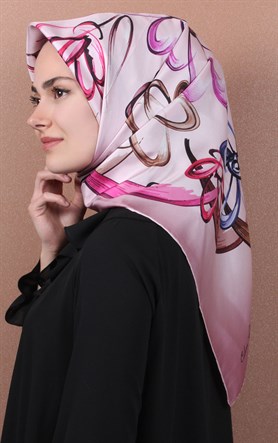 İndirimli İthal İpek Eşarp 13010-43