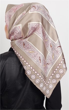 İndirimli İthal İpek Eşarp 13012-3