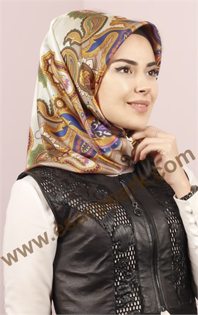 İndirimli İthal İpek Eşarp 13013-7