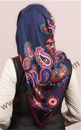 İndirimli İthal İpek Eşarp 13013-8