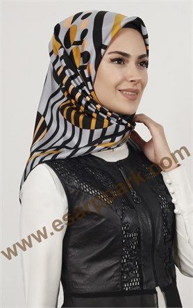 İndirimli İthal İpek Eşarp 13015-1