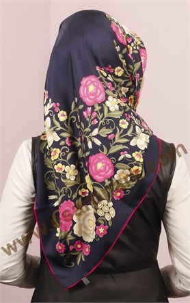 İndirimli İthal İpek Eşarp 13016-1