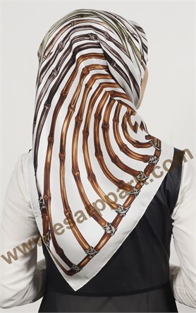 İndirimli İthal İpek Eşarp 13018-4