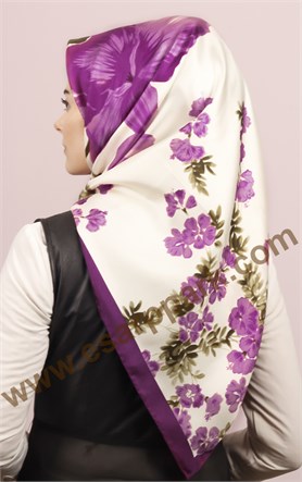 İndirimli İthal İpek Eşarp 1302-1