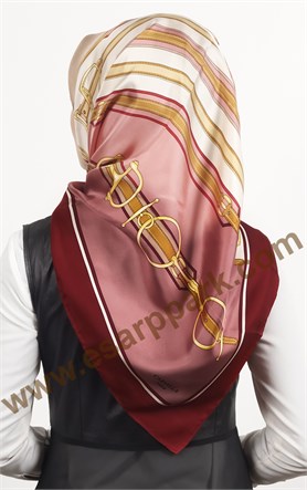 İndirimli İthal İpek Eşarp 1302-10
