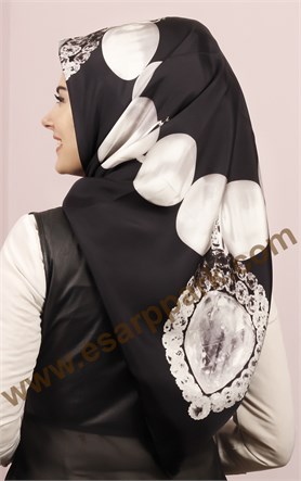 İndirimli İthal İpek Eşarp 1302-14