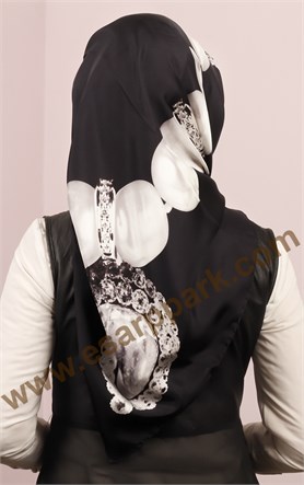 İndirimli İthal İpek Eşarp 1302-14