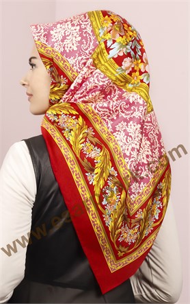 İndirimli İthal İpek Eşarp 1302-21